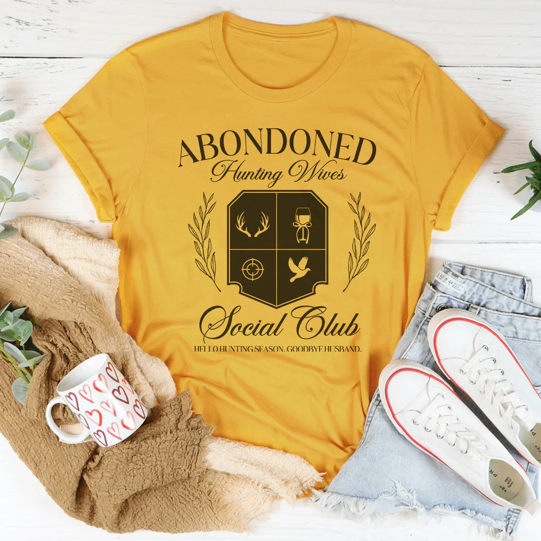Abandoned Hunting Wife Social Club Tee