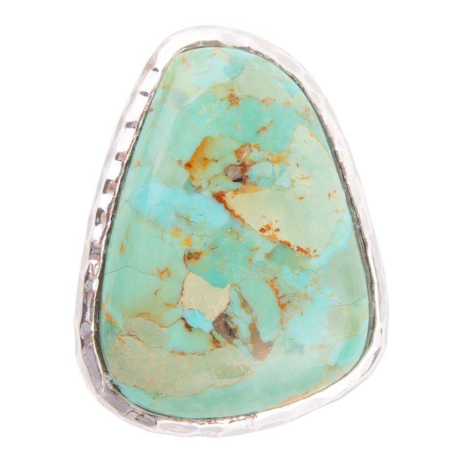 Abstract Blue Turquoise Sterling Silver Ring Barse Jewelry