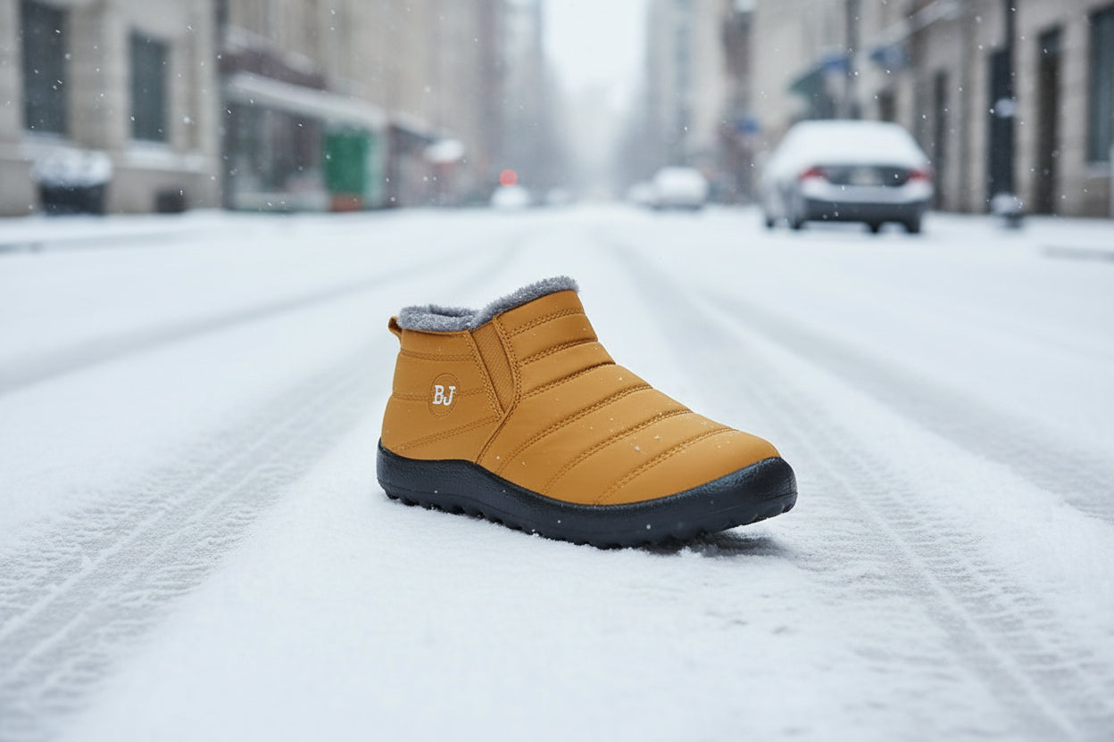 Women’s Warm Padded Lightweight Cotton Boots Non-Slip Outdoor Ankle Boots