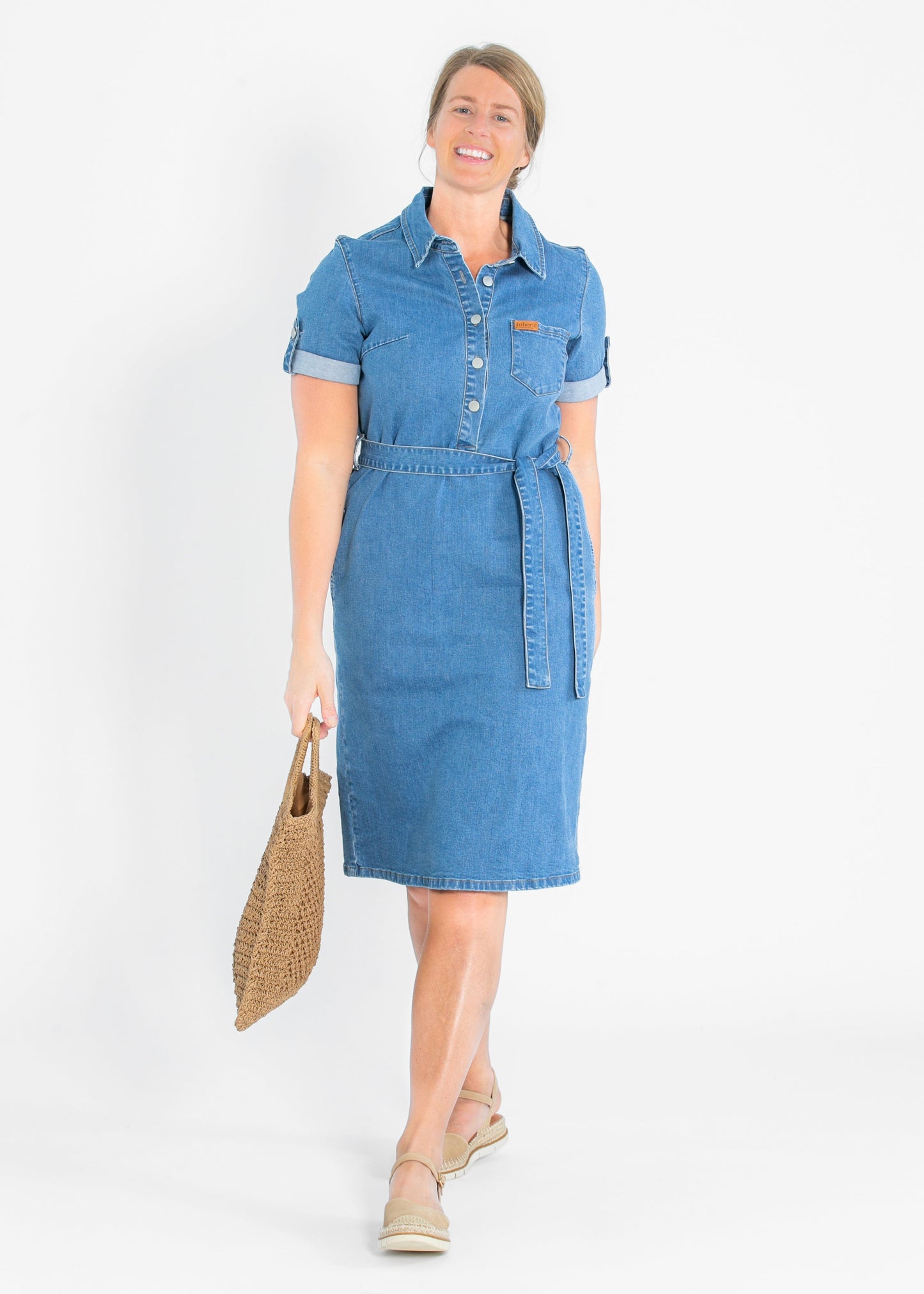 Ada Denim Midi Dress