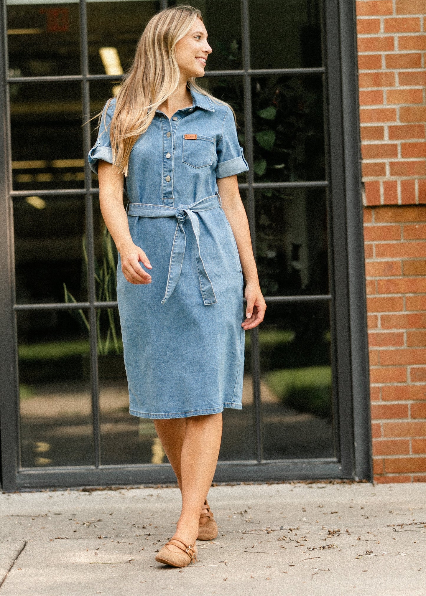 Ada Denim Midi Dress