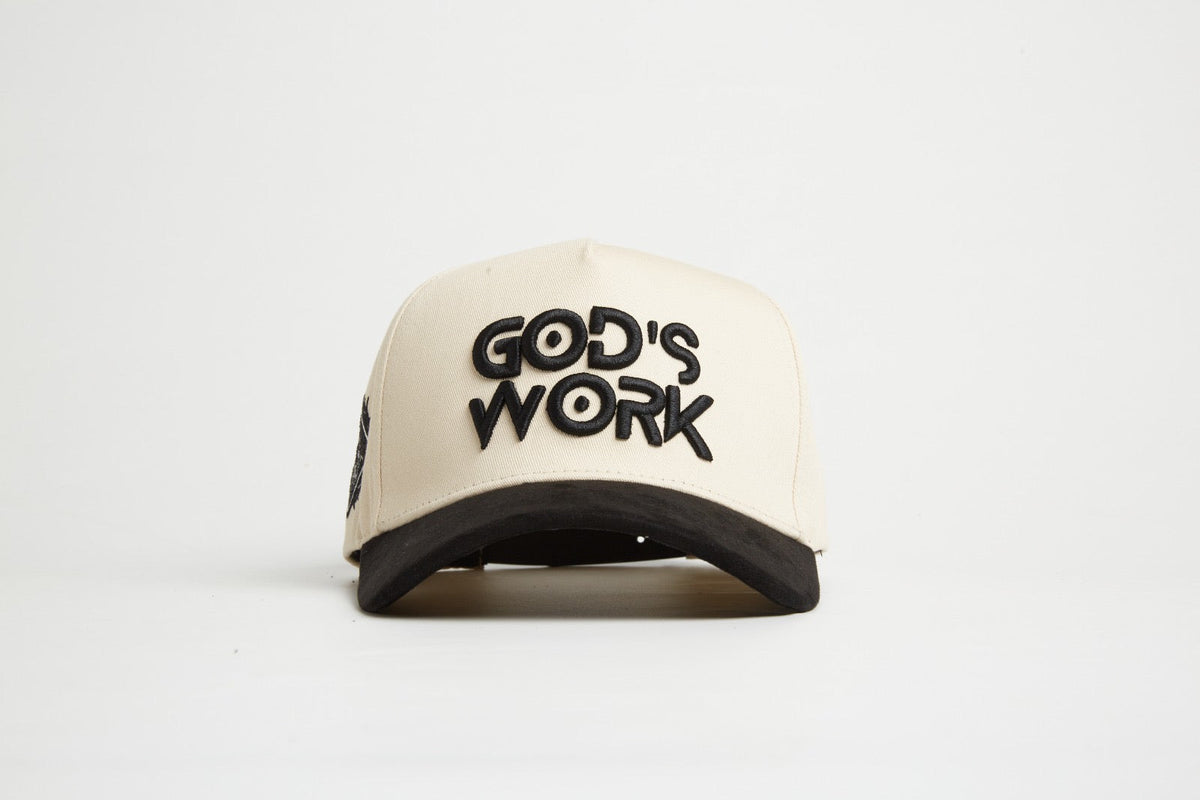 Cadillac Suede Brim Snap-Back 5-Panel Cap Adjustable God's Work