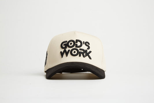 Cadillac Suede Brim Snap-Back 5-Panel Cap Adjustable God's Work