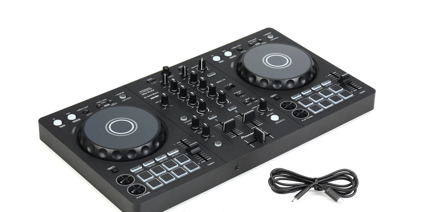 Pioneer DJ DDJ-FLX4 2-deck rekordbox and Serato DJ Controller - Graphite -NEW