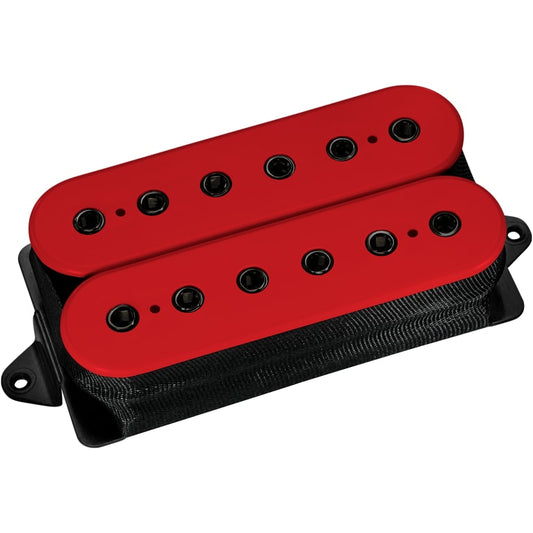 DiMarzio Evolution F-spaced Neck Humbucker Pickup Red with Black Poles