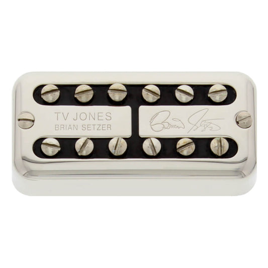 TV Jones Brian Setzer Signature Universal Mount Neck Pickup - Nickel -NEW