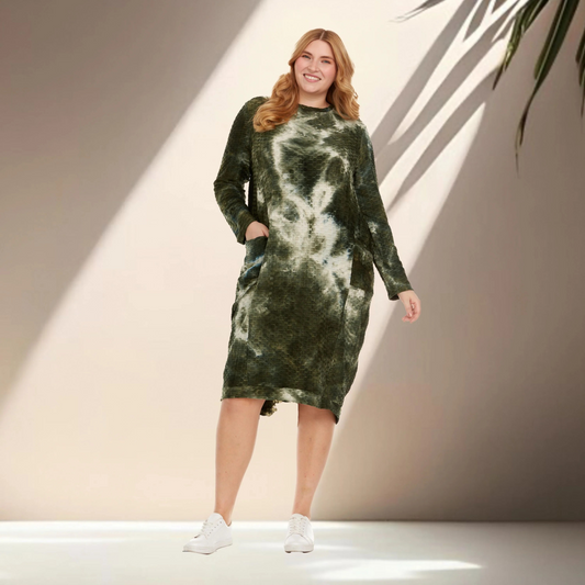 Tie Dye Plus Size Dress Alice Japparel