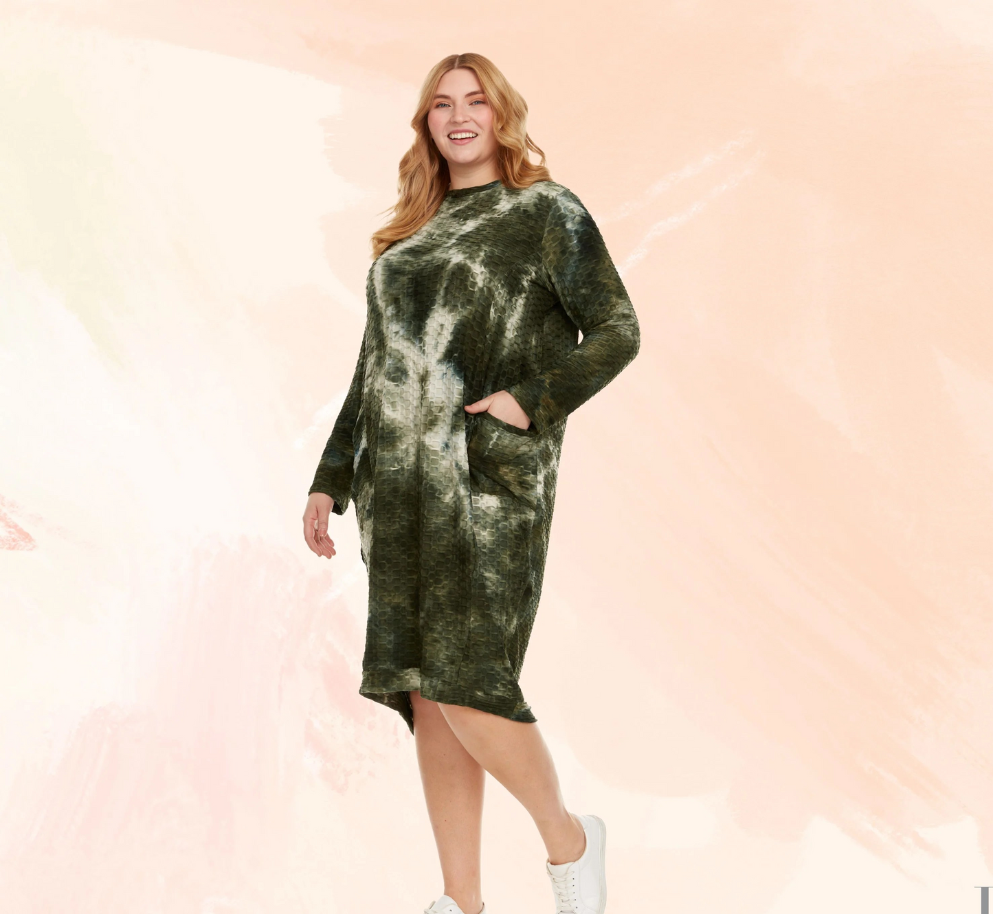 Tie Dye Plus Size Dress Alice Japparel