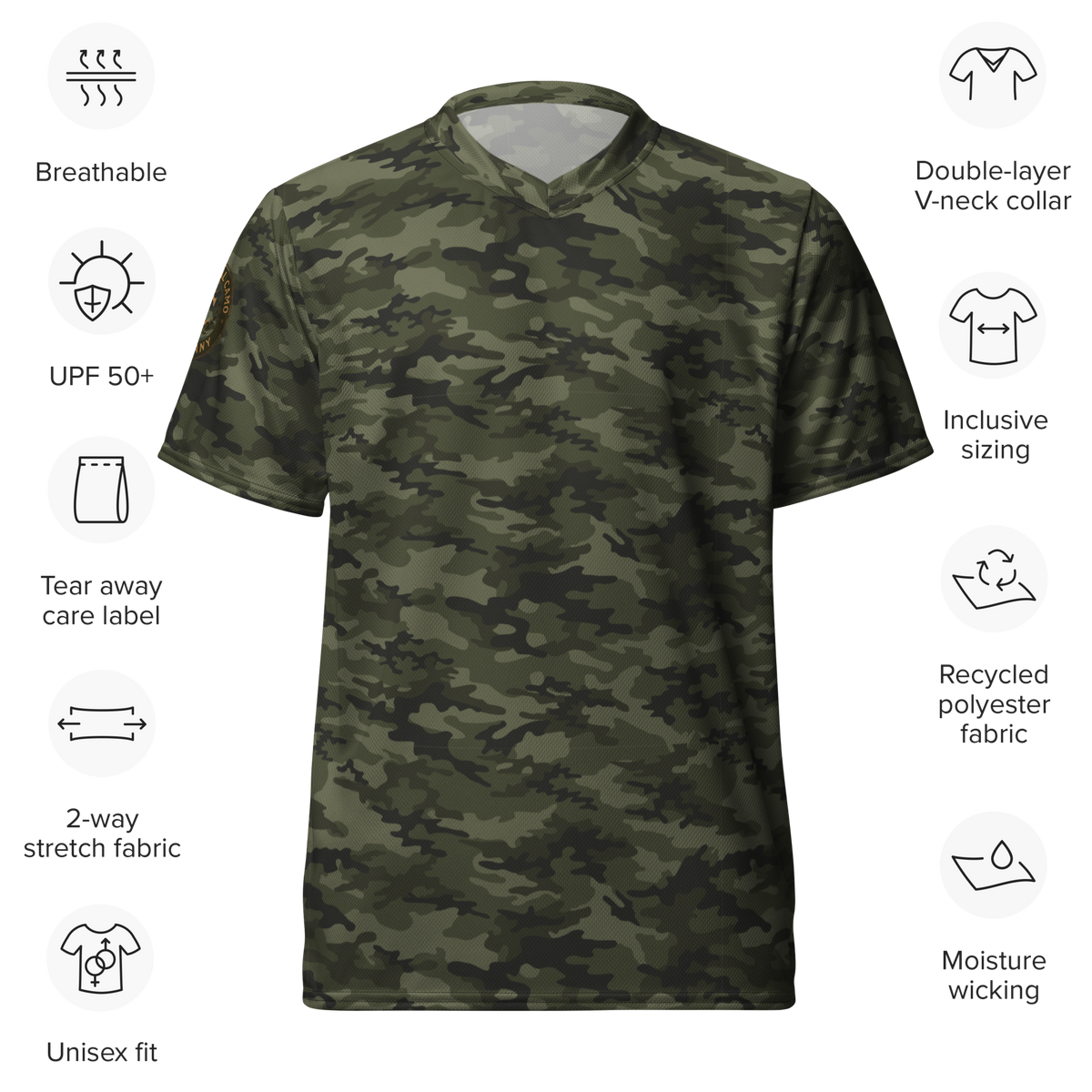HedgeRow Camo Military Sports Jersey