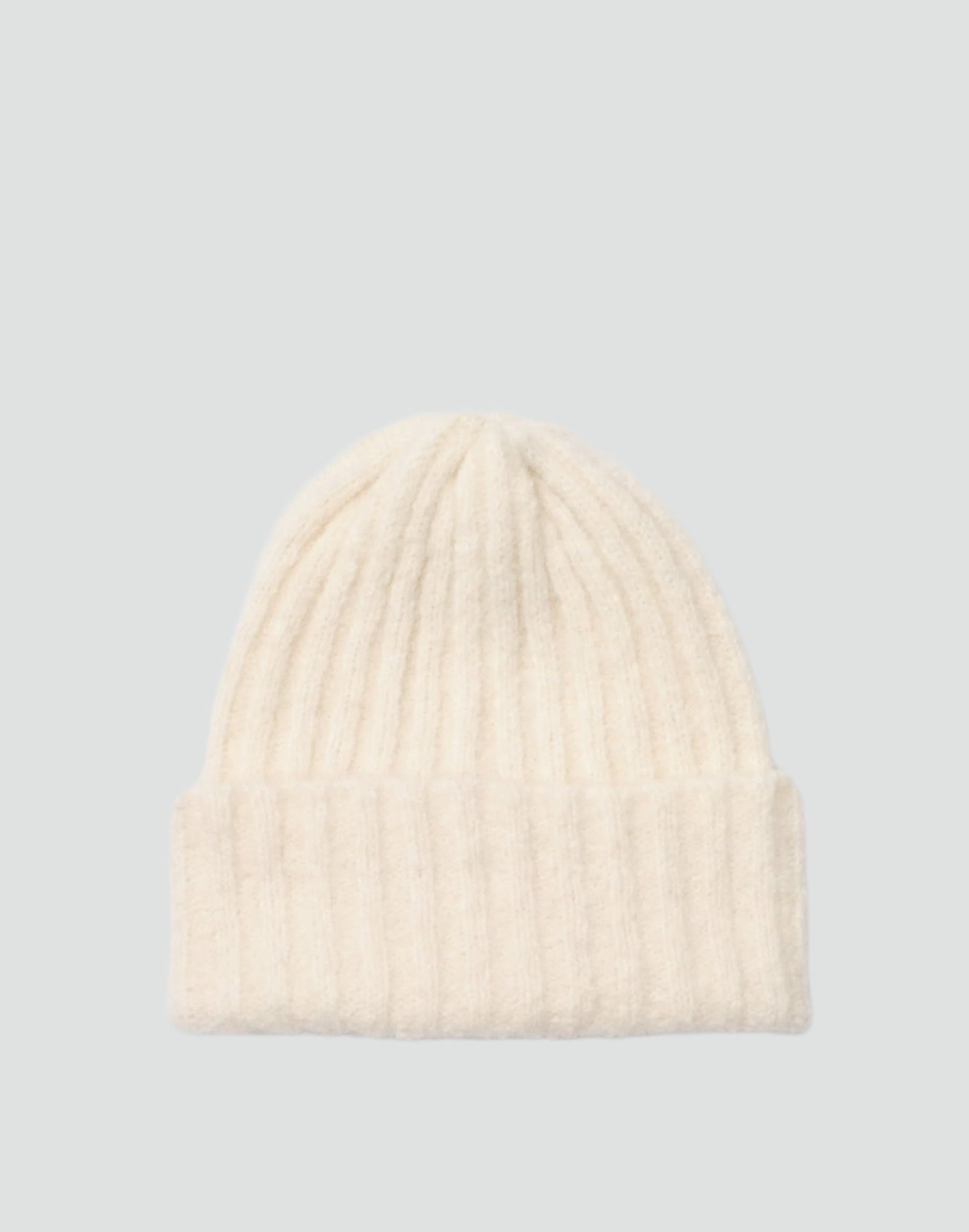 Alpaca Chunky Wool Rib Beanie