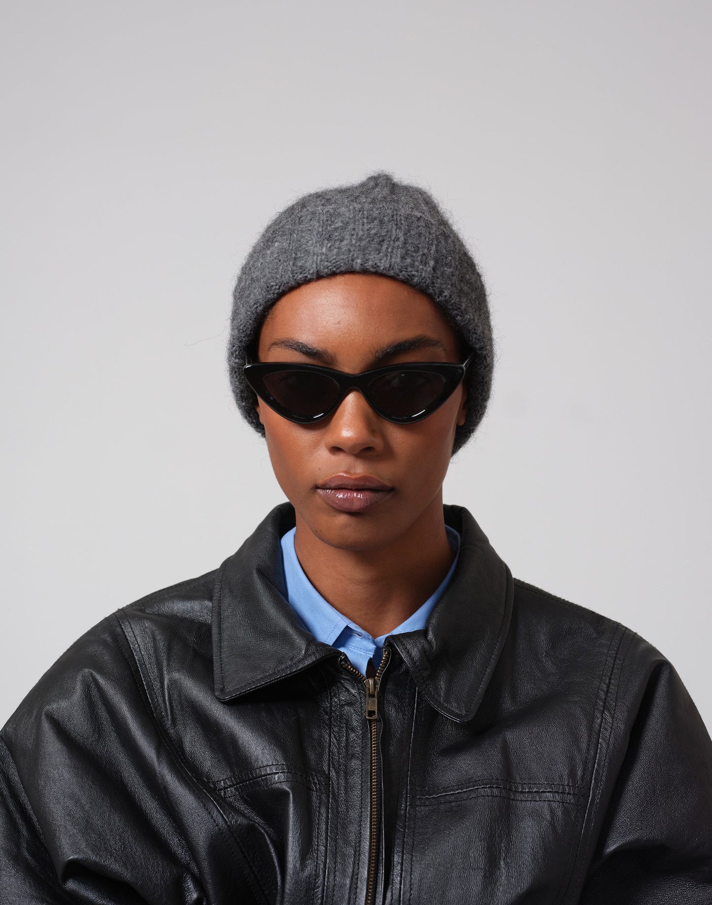 Alpaca Chunky Wool Rib Beanie