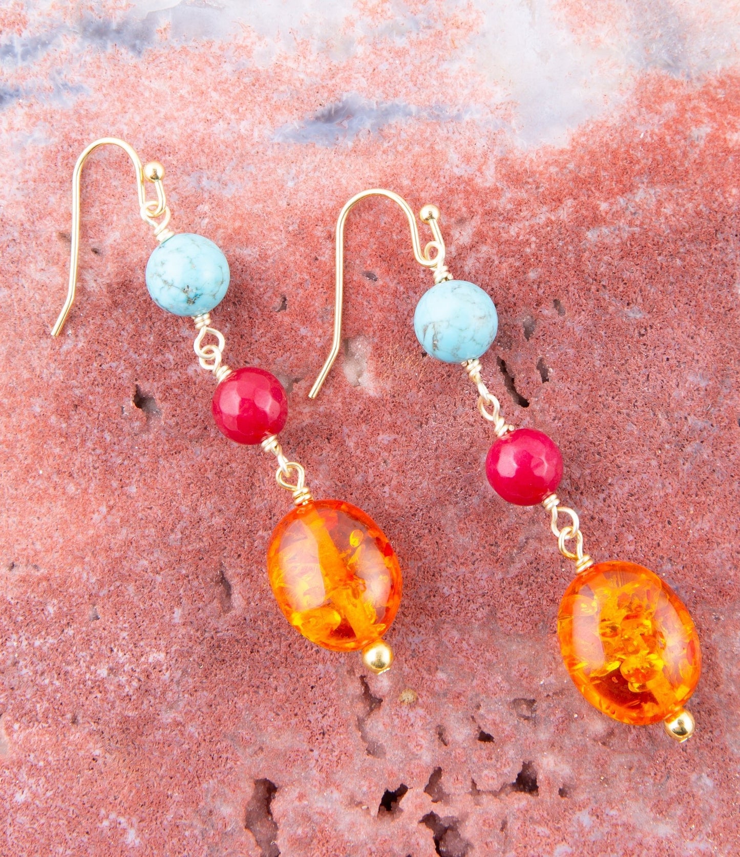 Ambrosia Linear Drop Earrings