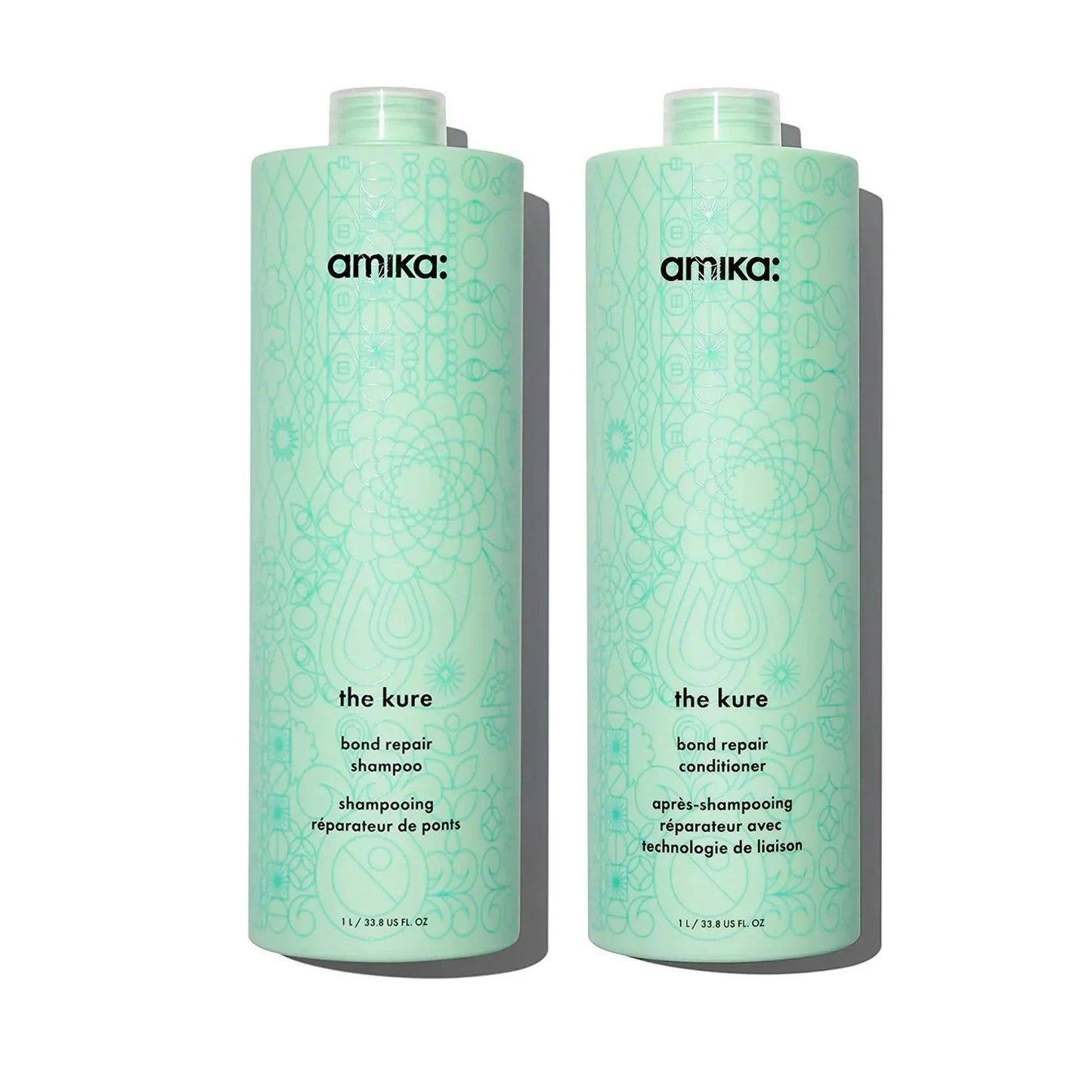 Bond Repair Shampoo Gentle Formula Amika The Kure Bond Repair Shampoo