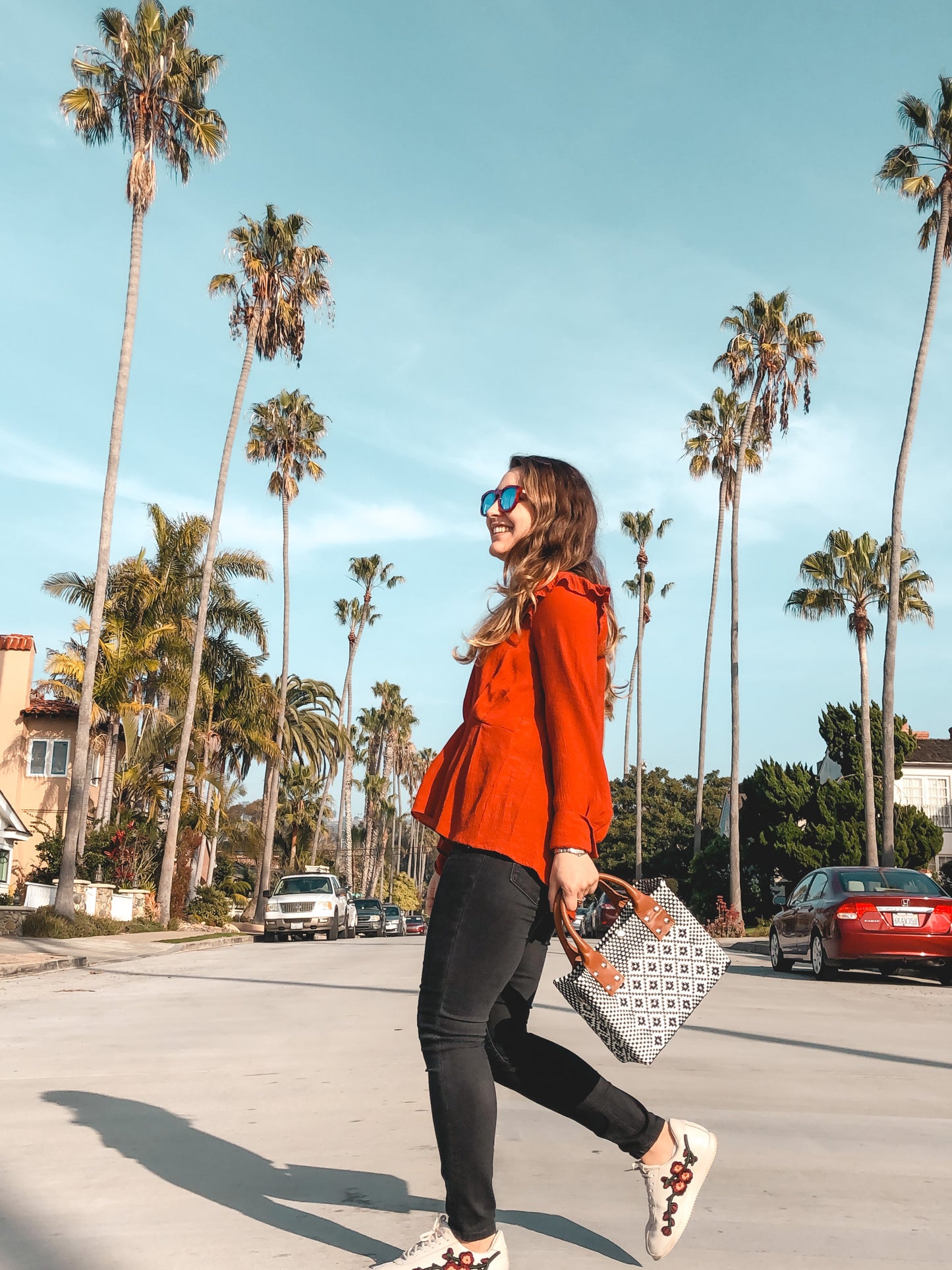 Panda Small Woven Crossbody Bag Lightweight Durable Tote Tin Marin