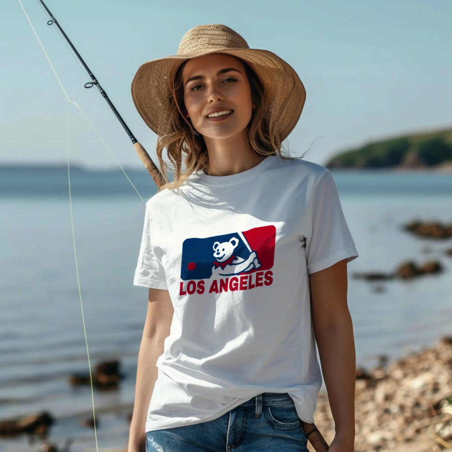 Los Angeles Baseball Edition MLB Logo T-Shirt The Ballpark Collection