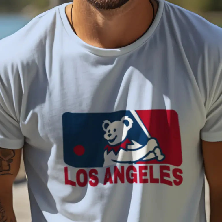 Los Angeles Baseball Edition MLB Logo T-Shirt The Ballpark Collection