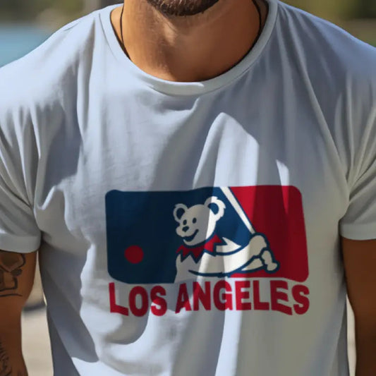 Los Angeles Baseball Edition MLB Logo T-Shirt The Ballpark Collection