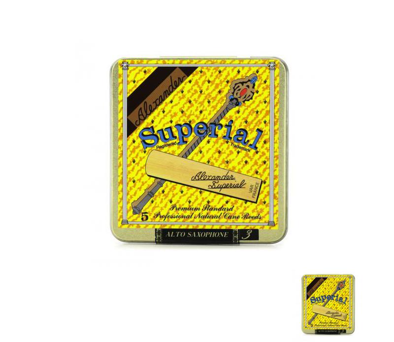 Alto Saxophone Reeds Strength 3.0 5-pack Alexander Reeds Superial
