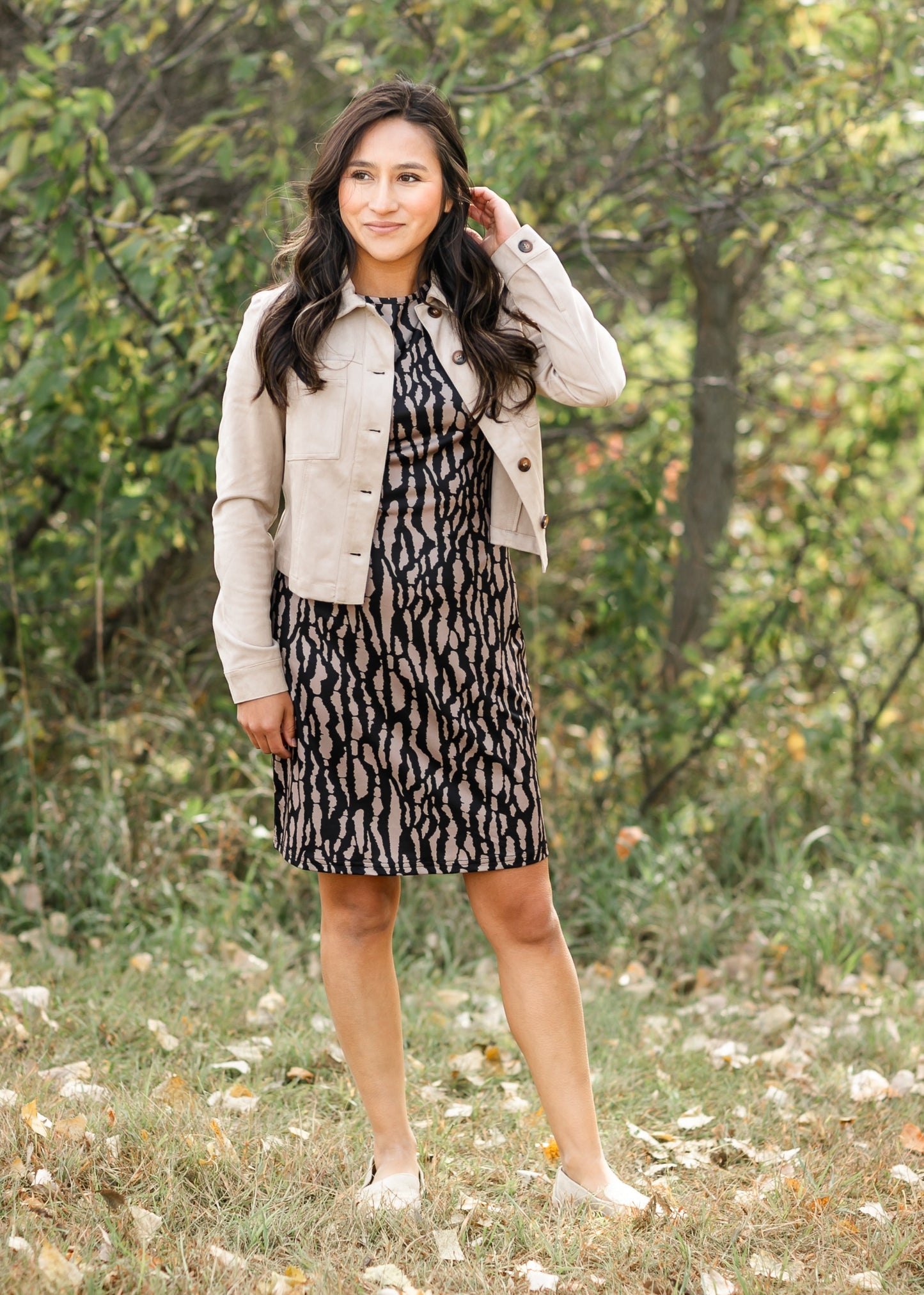 Annabella Shift Midi Dress