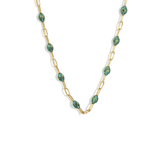 Maldives Enamel Choker - AQUA