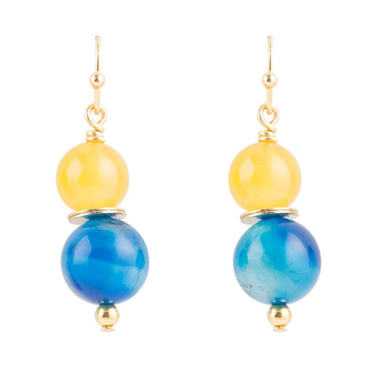 Arles Agate Drop Earrings
