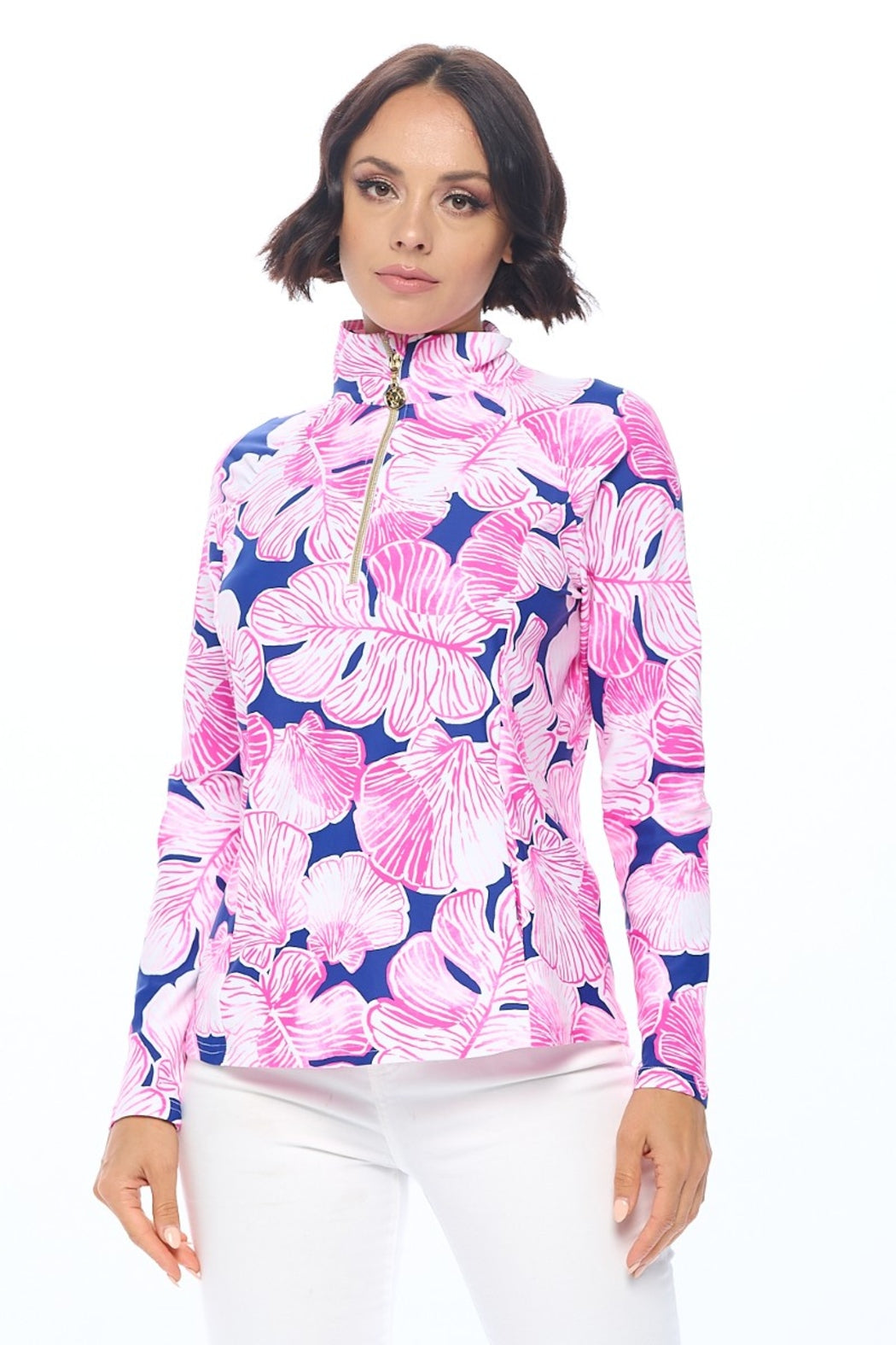 Navy Half-Zip Pullover