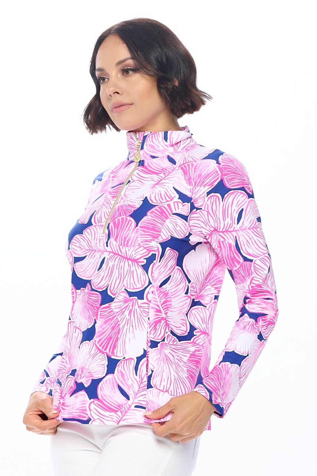 Navy Half-Zip Pullover