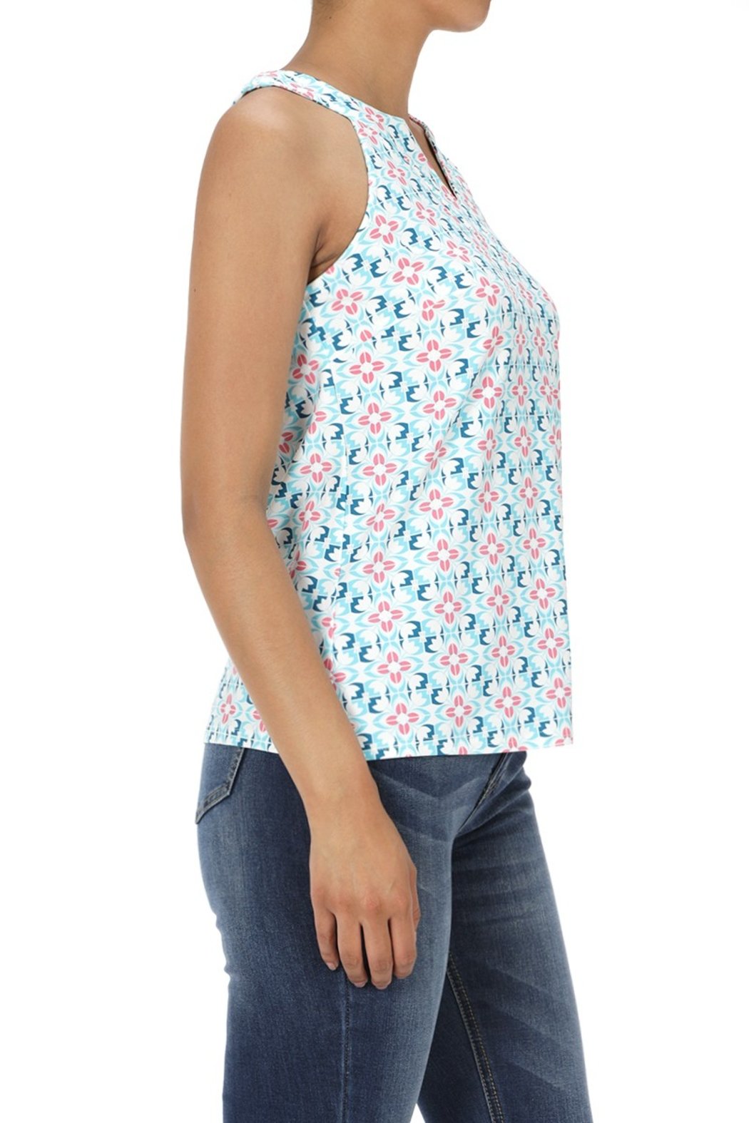Sky/blue Sleeveless Top
