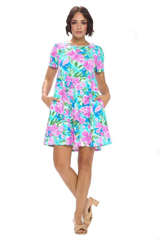 Sky Pocket Shift Dress