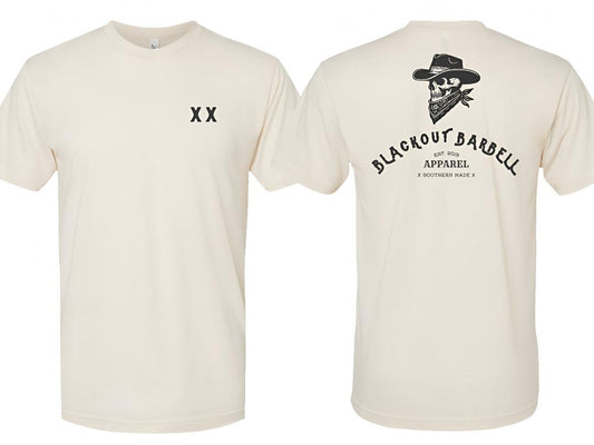 Desperado Soft Tri-Blend Tee BLACKOUT BARBELL