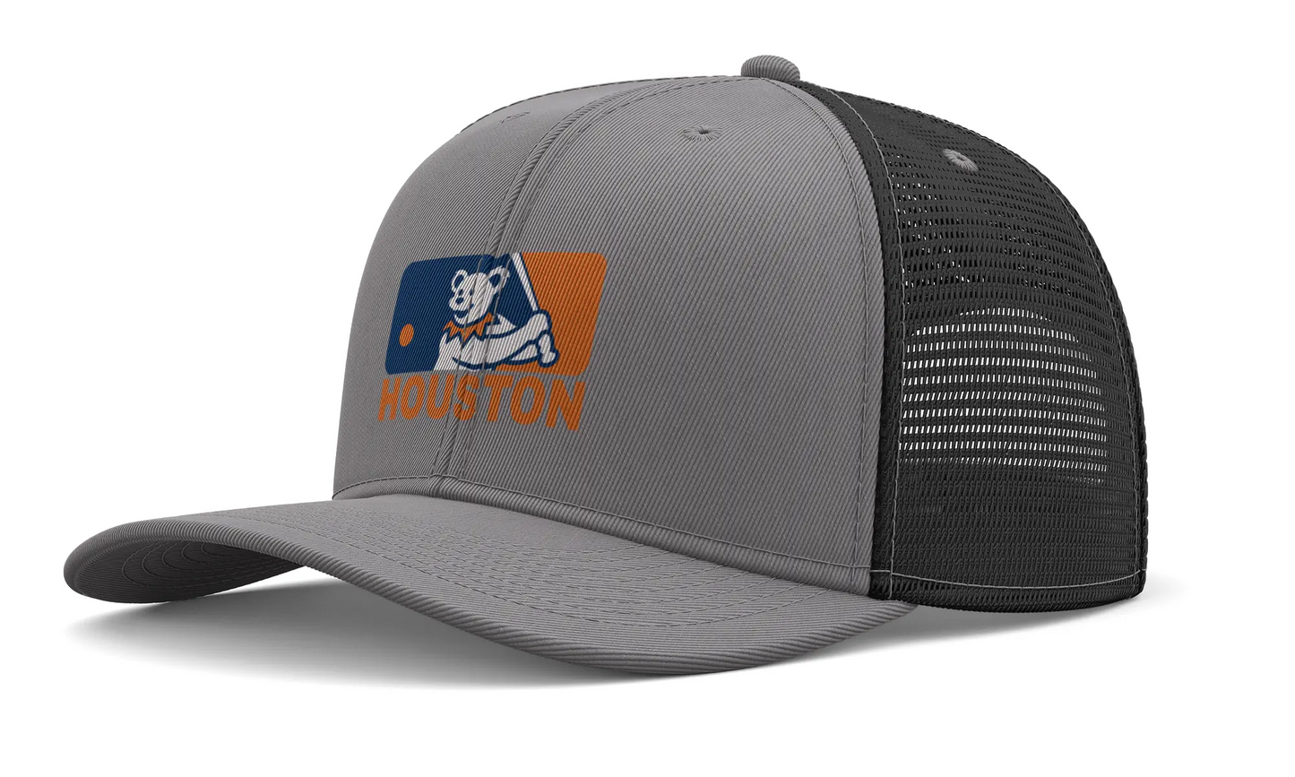 Houston Baseball Edition Dancing Bear Logo Trucker Cap The Ballpark Collection