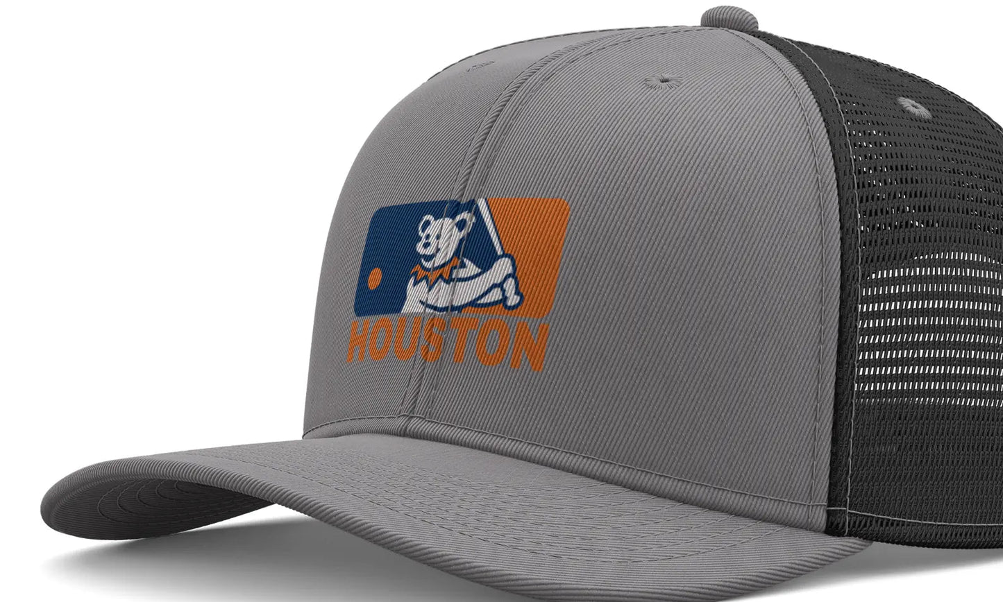 Houston Baseball Edition Dancing Bear Logo Trucker Cap The Ballpark Collection