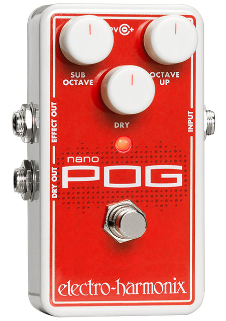Electro Harmonix NanoPog Polyphonic Octave Generator Guitar Effect Pedal - New
