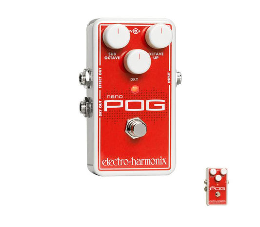 NanoPog Polyphonic Octave Generator Guitar Effect Pedal Electro Harmonix