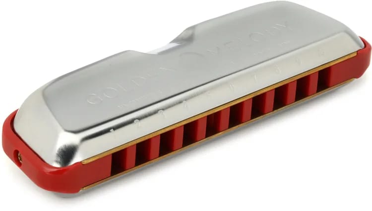 Hohner Golden Melody Equal-Tempered Key of D Harmonica Version 2