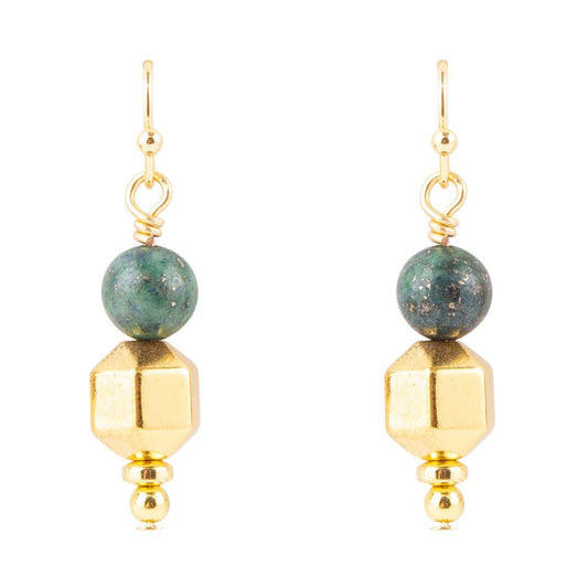 Azurite Drop Earrings