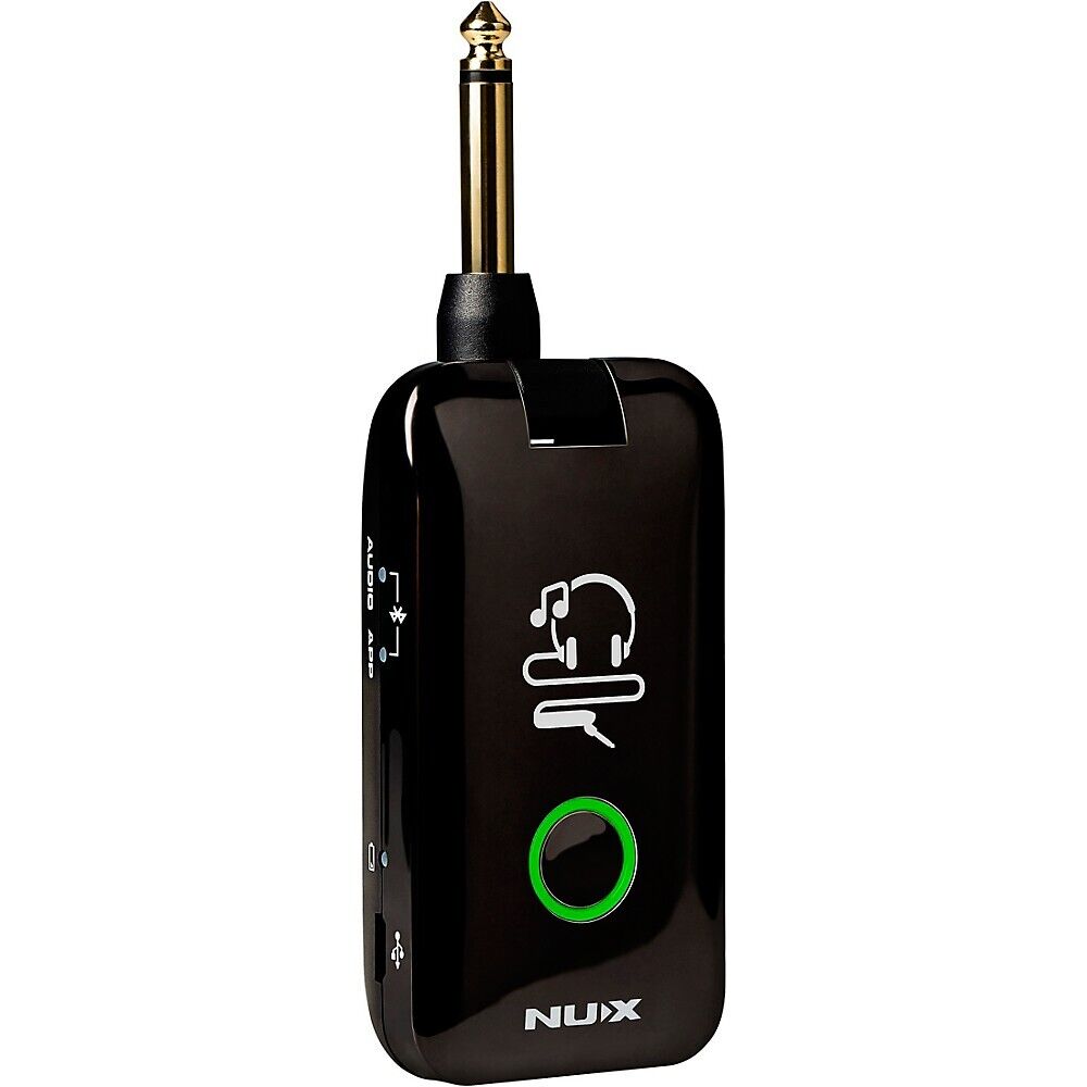 NUX MP-2 Mighty Plug Bluetooth Guitar & Bass Amp Modeling Headphone