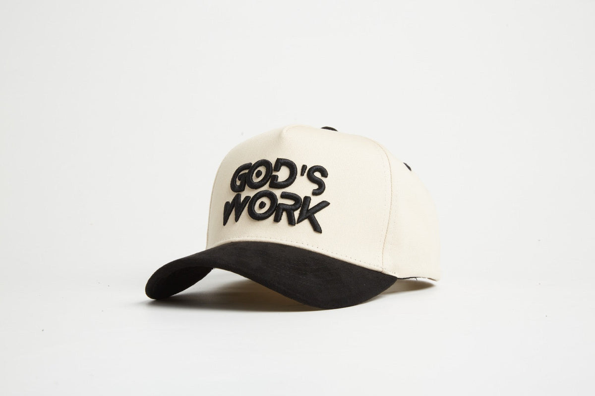 Cadillac Suede Brim Snap-Back 5-Panel Cap Adjustable God's Work