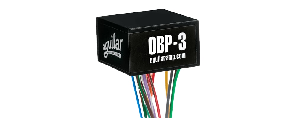 3-Band Stacked Boost/Cut Bass Preamp Aguilar OBP-3SK