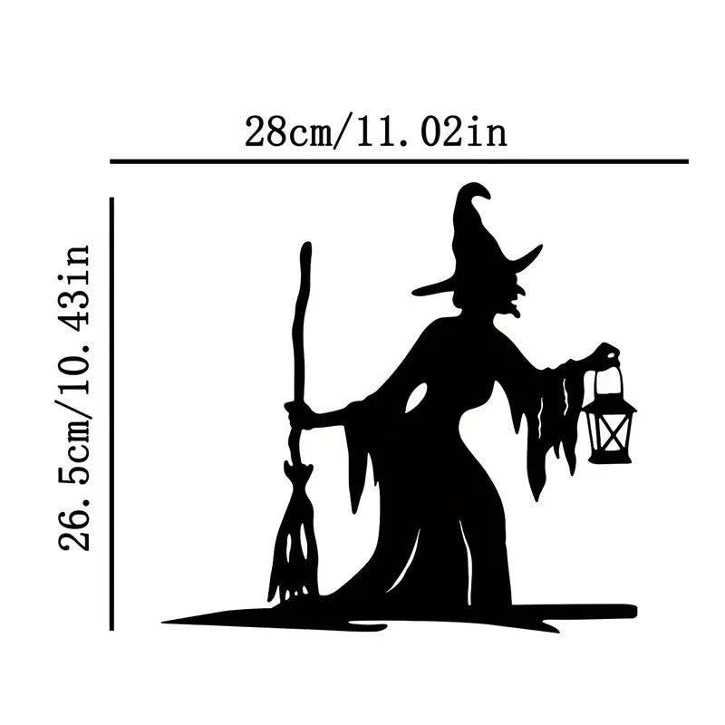 Halloween Witch Iron Floor Outlet Decoration Outdoor Party Supplies