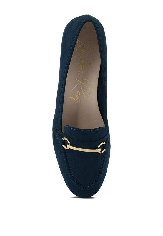 Formal Almond Closed Toe Bit Loafers Masha