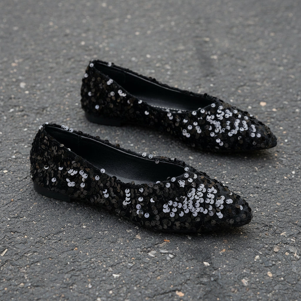 Pointed-Toe Flat Casual Shoes Women’s Flat Sole Shoes