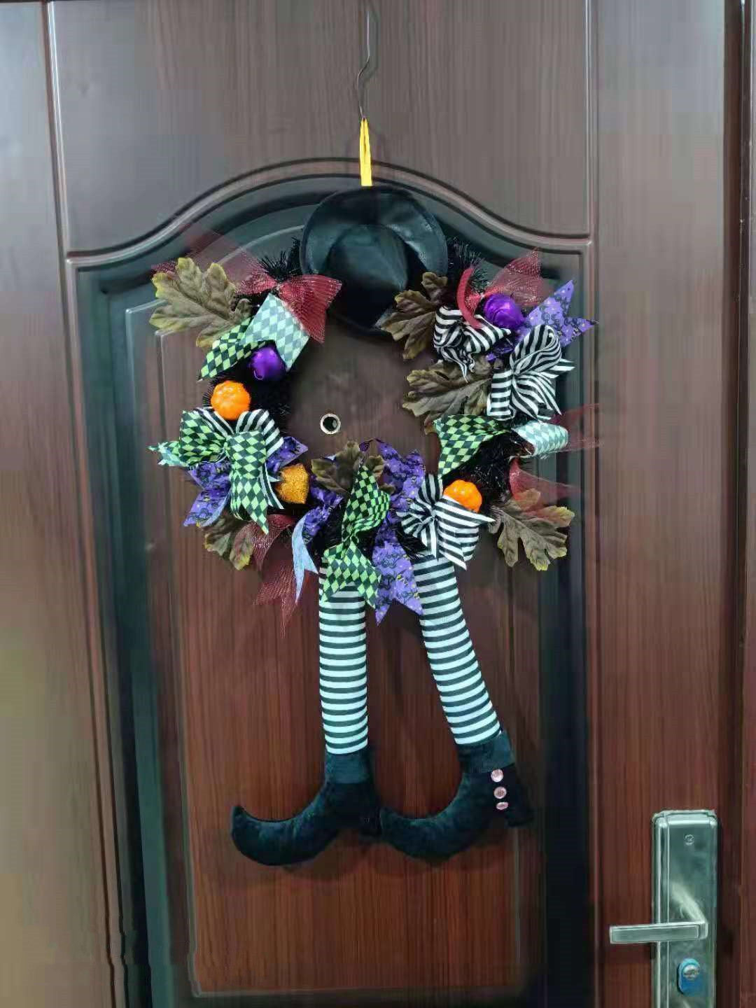 Halloween Door Hanging Wreath Supplies Door Wreath