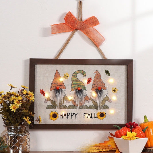 Thanksgiving Decorative Picture Frame Solid Wood Nordic Living Room