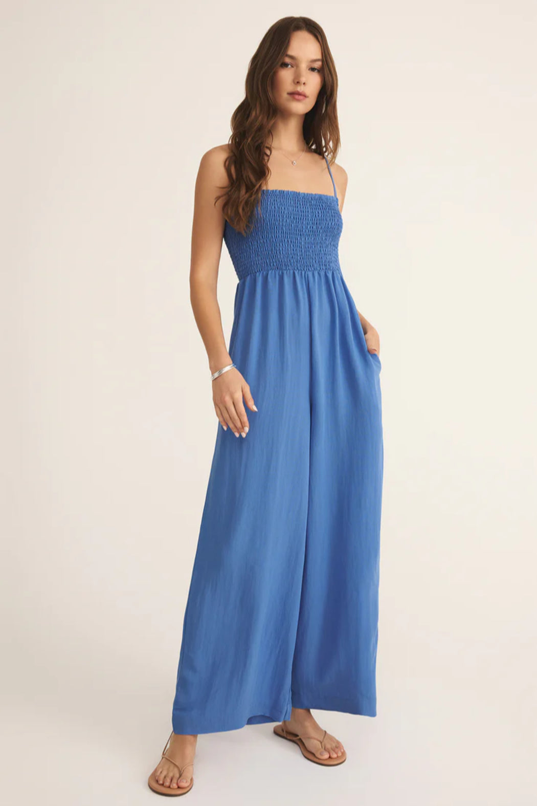 Beachside Jumpsuit Bay Blue