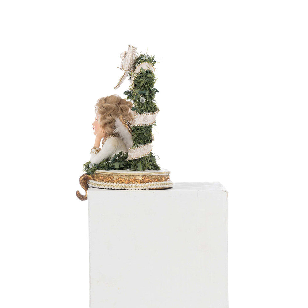 Bells of Brilliance Angel Stocking Holder by Katherine's Collection