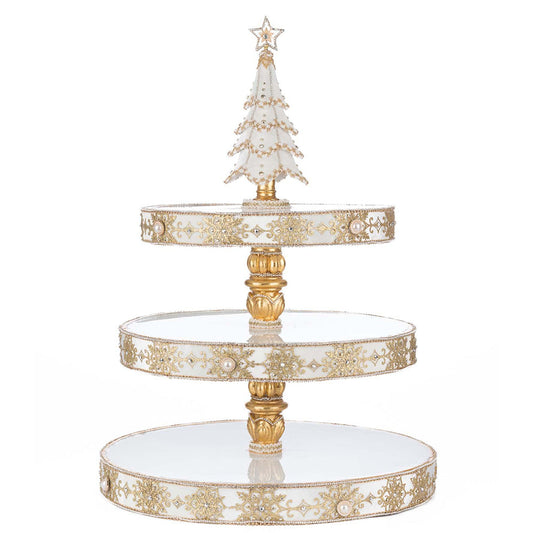 Bells of Brilliance Tiered Serving Tray by Katherine's Collection