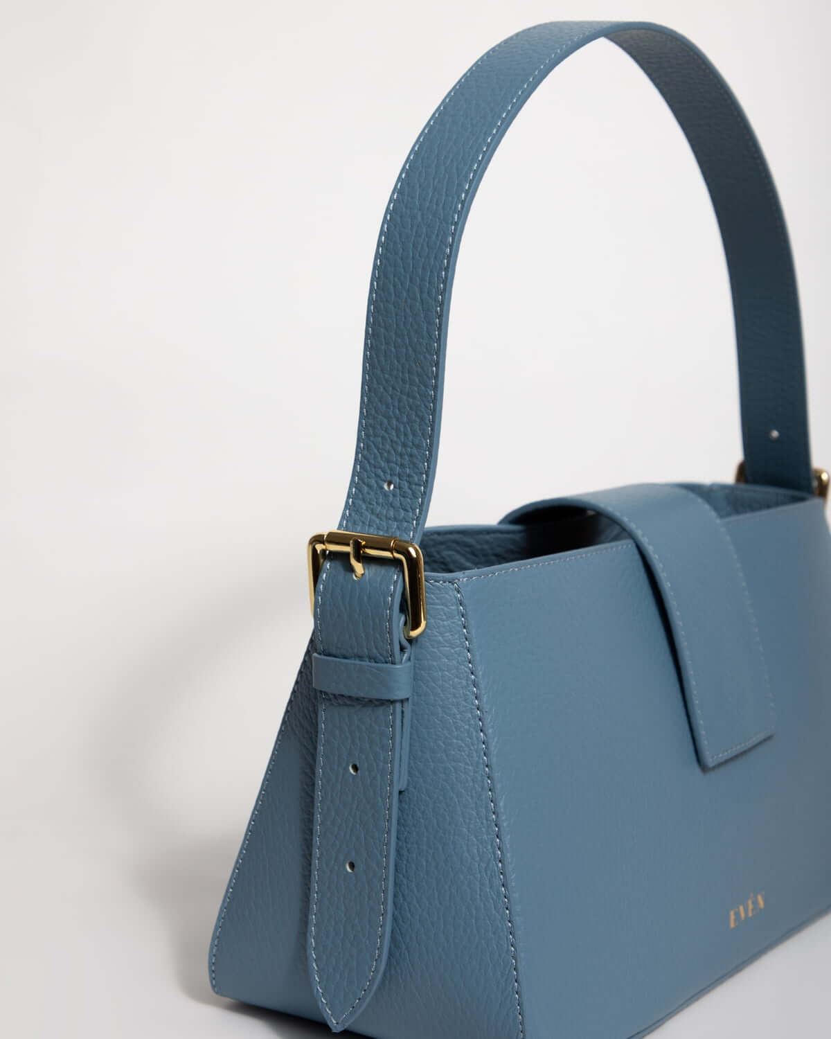 Blue Sky Calfskin Leather Hobo Bag BELONA