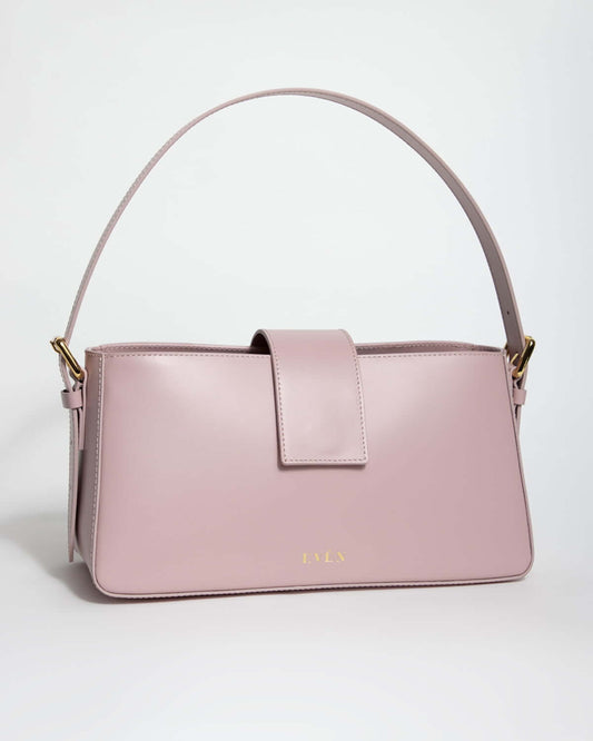 Light Pink Calfskin Hobo Bag BELONA
