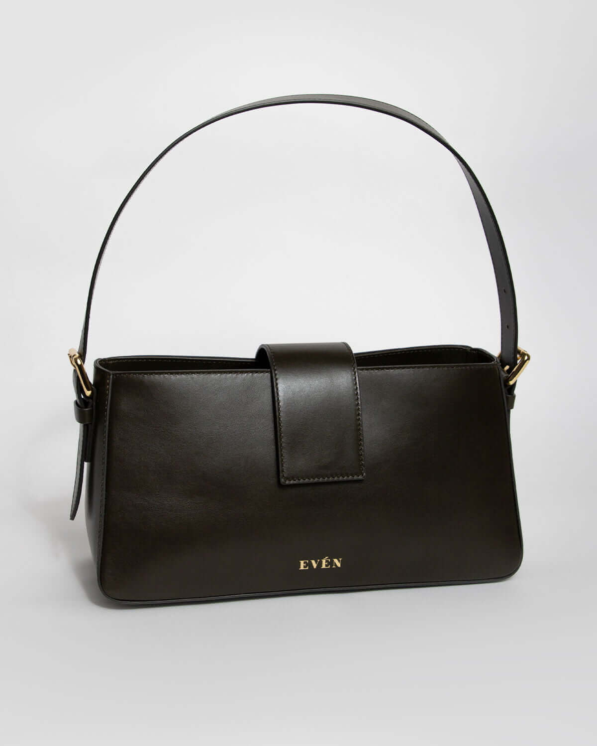 Dark Petrol Premium Calfskin Leather Hobo Bag BELONA